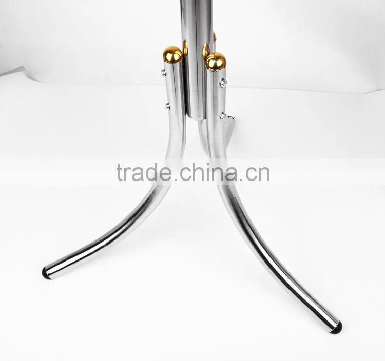 houseware products 2015 foldable stainless steel clothes hanger stand