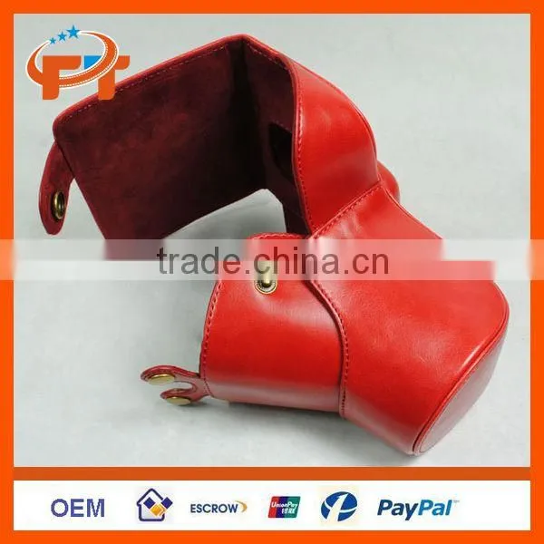 Pu Leather dslr camera bag for canon 550D/1100D