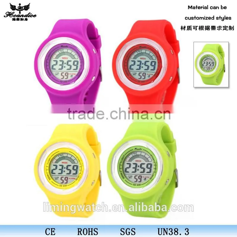New popular high quality silicone watch led for promotion