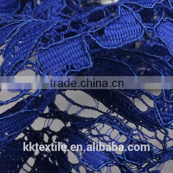New arrival 2014 best price 50%Nylon 50%Cotton cord lace/net lace fabric