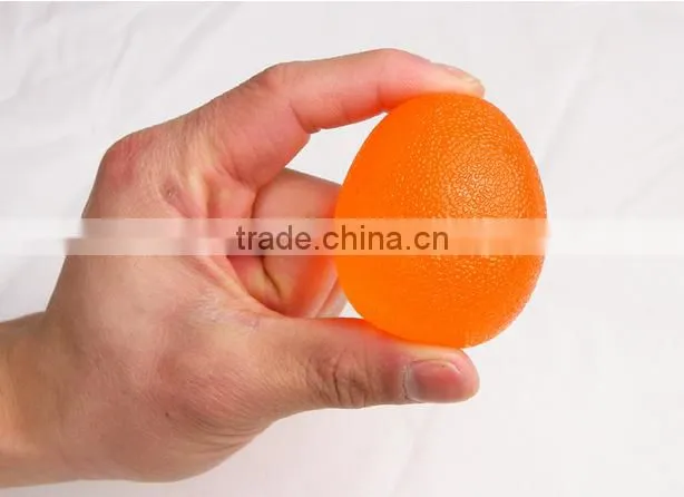 Silicone round shape Hand Grip Ball finger Exerciser Gripper Massage Ball