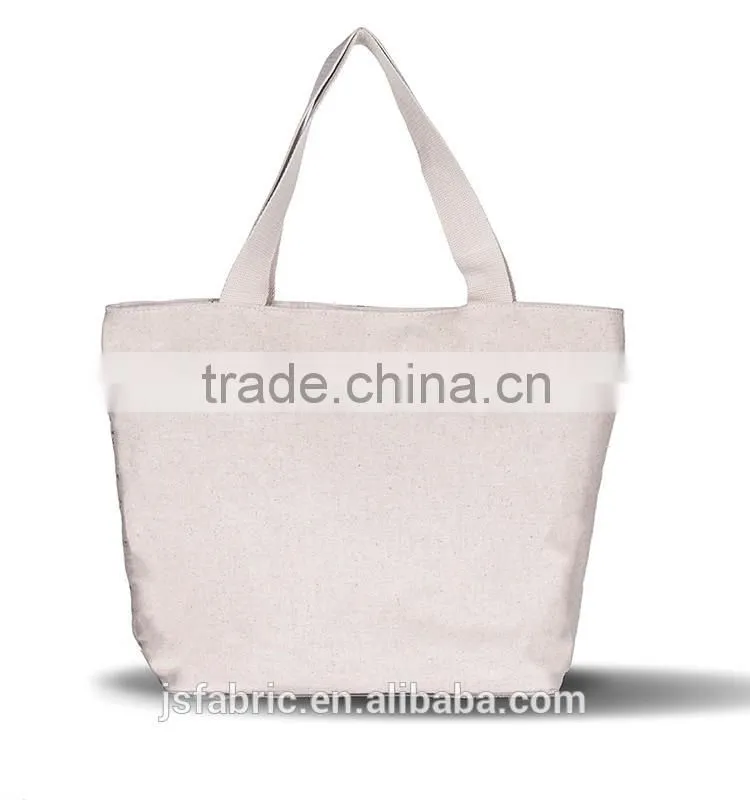 Linen Cotton Country Style Girl's Color Butterfly Embroidery Tote Bag