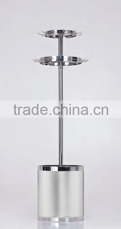 Stainless steel belt stand display racks