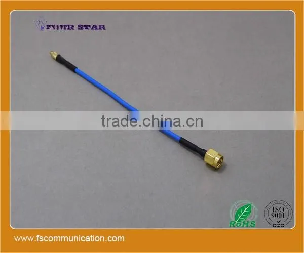 RG405 Cable Assembly with SMA RP-Male to MMCX Male Connectors