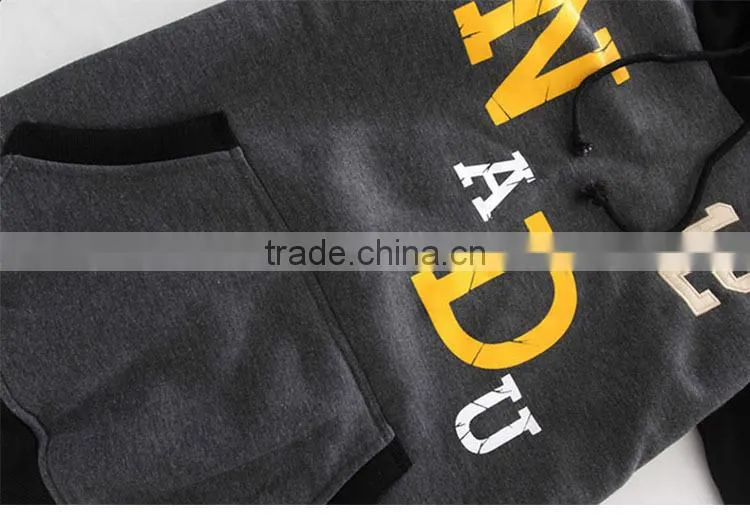 2015 china wholesale supplier man clothing custom hoodies for men's fashion print hooded