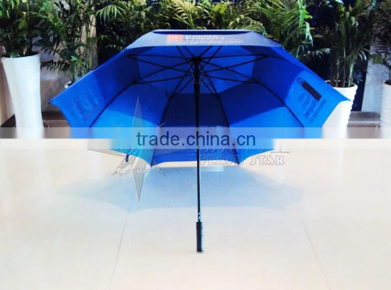 double layer windproof golf umbrella with vent