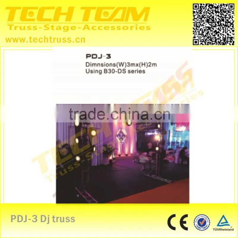 Portable DJ truss stand easy to assemble! easy move!