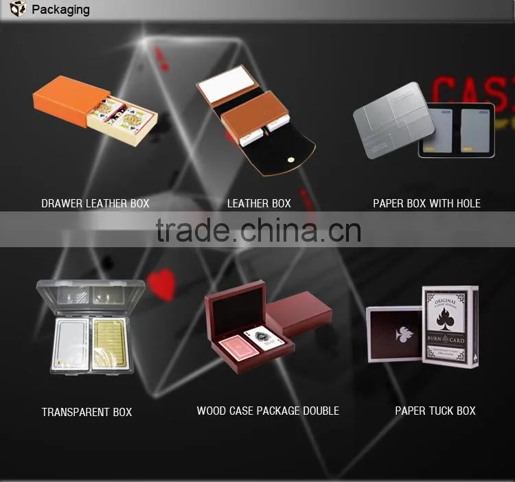 High end custom design playing cards for promotional advertising