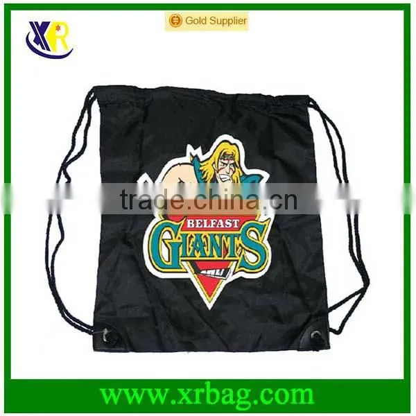 Custom promotional nylon kids daypack drawstring bag