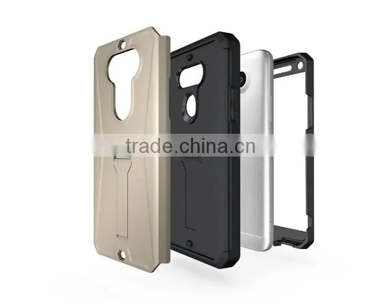 High Quality Kickstand Hybrid Robot Cell Phone Case For LG G5