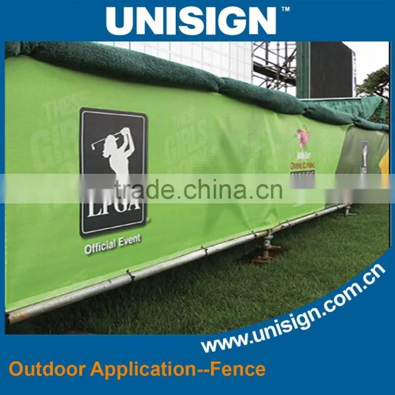 Unisign Good Quality Roll Eco-solvent Outdoor pvc mesh fabric