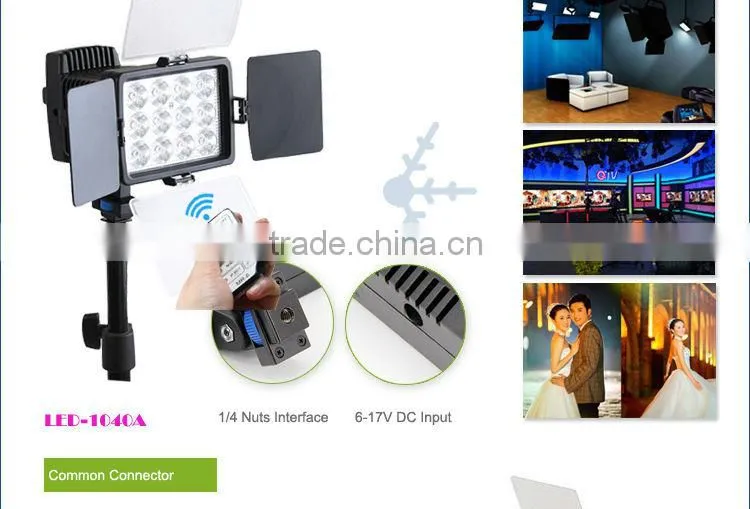 36Watt Powerful Camera LED Video Light LED-1040A with Remote Control