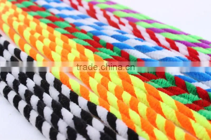 China factory supply DIY crafts 0.3*30cm twisted pipe cleaners toys for kids or wedding decoration