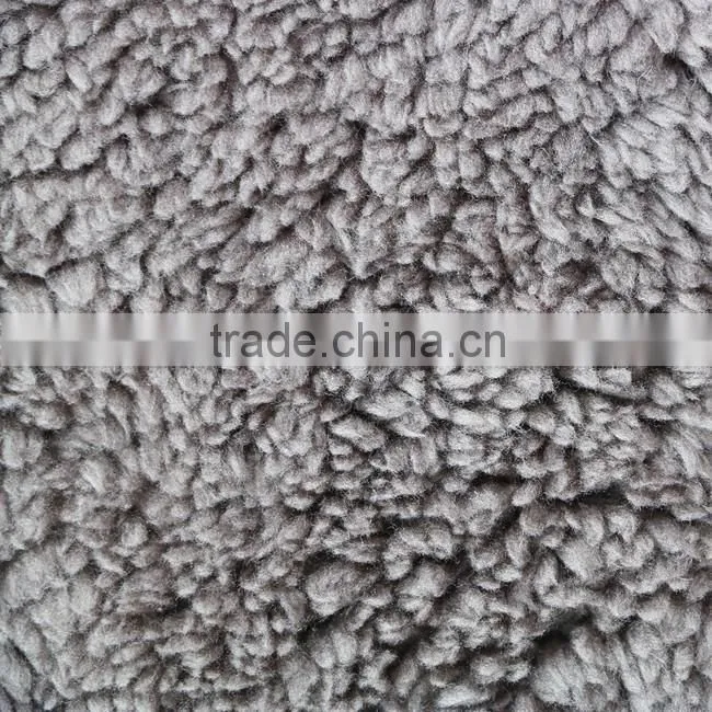 Wholesale hot stamping embossed suede fabric polyester fur fabric fur fabric
