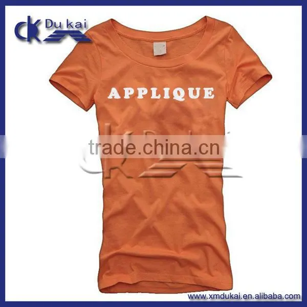 women's fashion blank short sleeve t-shirt
