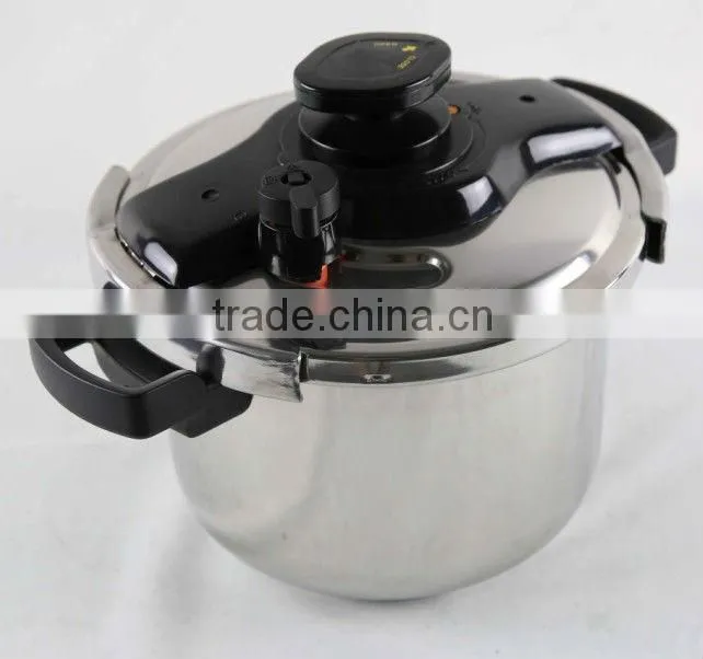 18/8 best brand stainless steel cookware, sandwich bottom, suitable to gas stove & induction cooker, DSA22cm 8L
