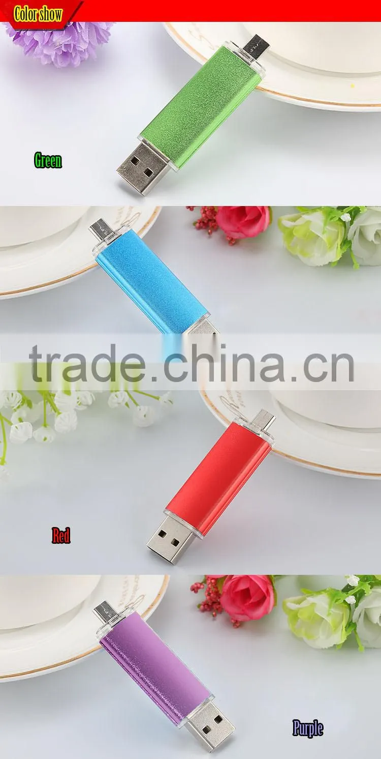 Hot Sale Promotional OTG USB Flash Drive No Case,64GB USB Flash Drive OEM ODM Service