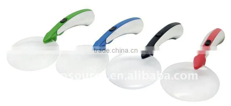 3LED Reading Light with magnifying glass
