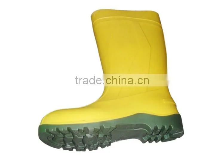 Safety PVC rain boots with steel toe,industrial boots,rain shoes