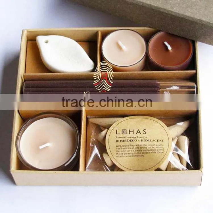 Hot promotional gifts scented candle ceramic cone incense burner