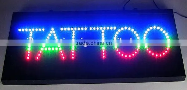Wholesale Cheap Led Tattoo Window Sign