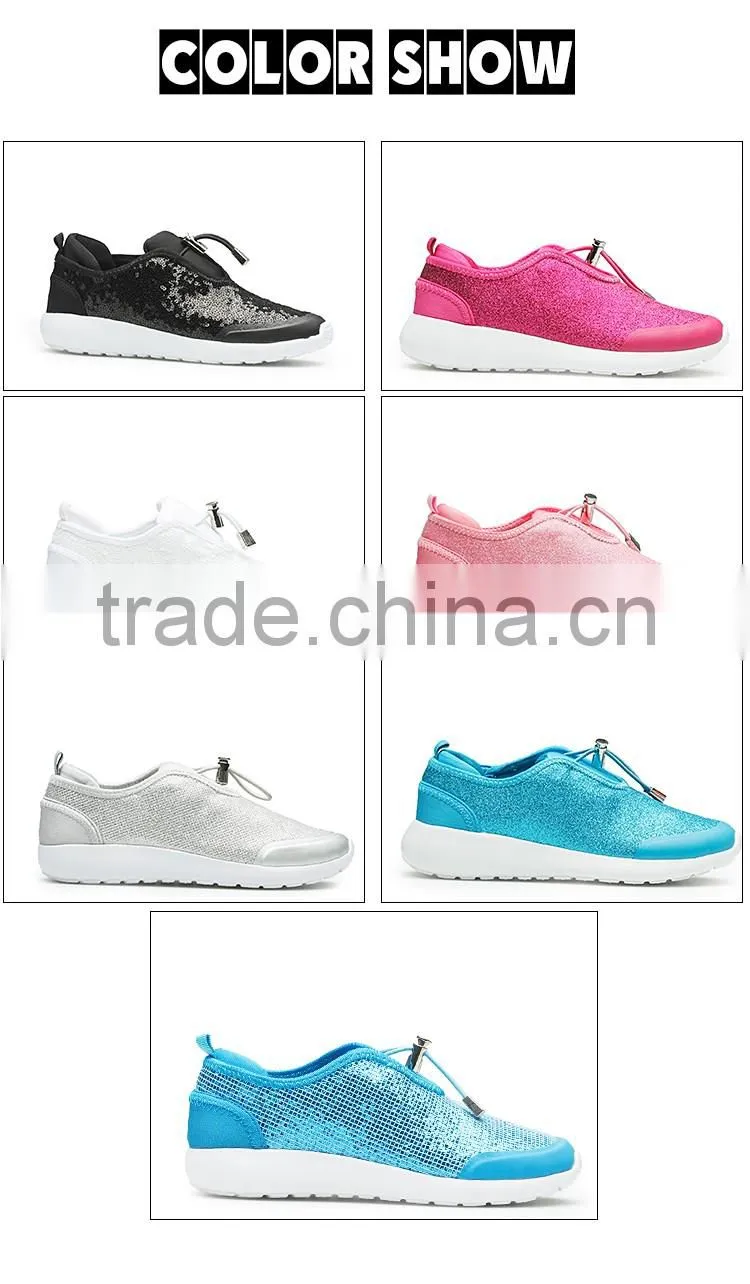sequin material shoes women fashion shoes