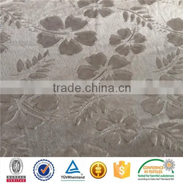 polyester new design brushed velour for sofa covers