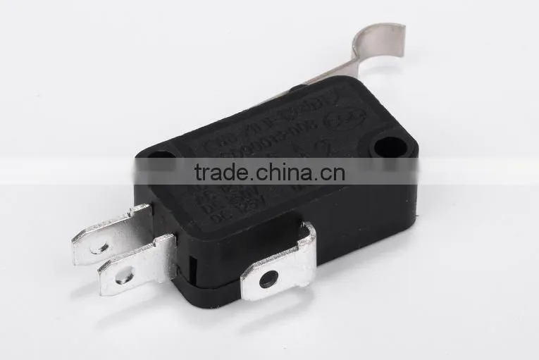 High quality middle micro switch button with bend screw