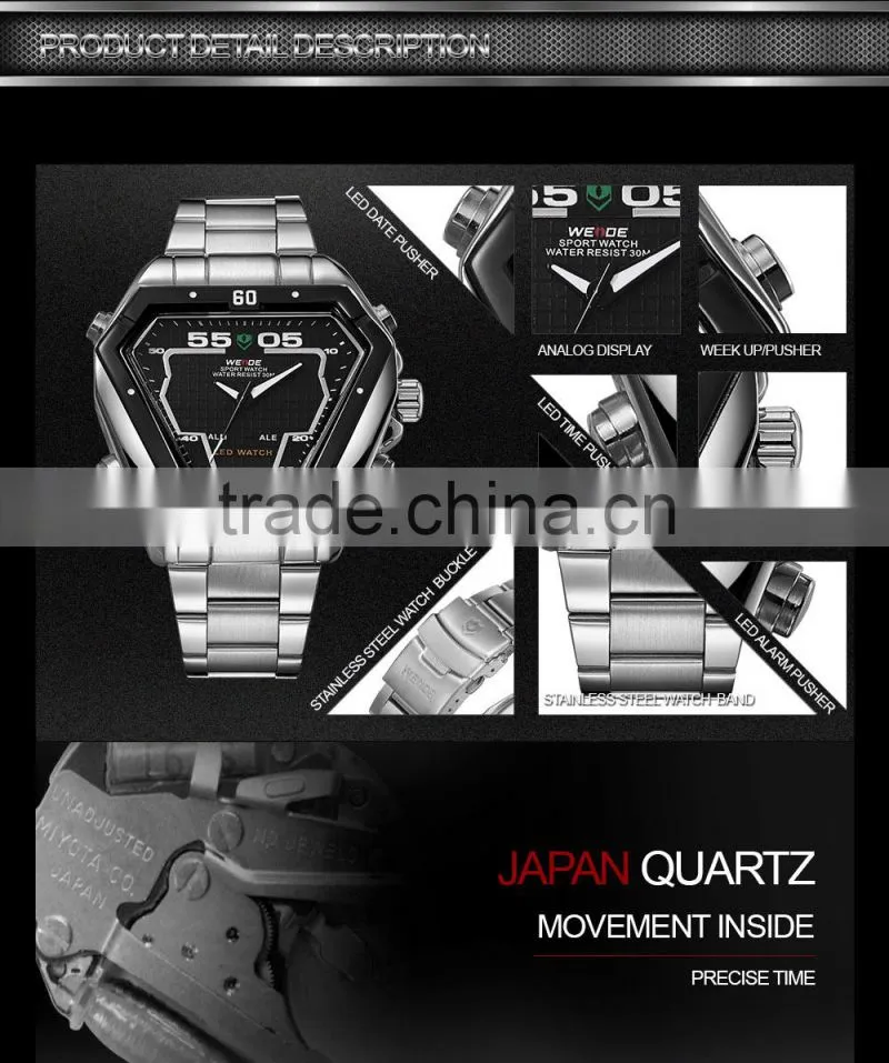 WEIDE Brand Digital Watch Big Watch 2015 New Style Watch