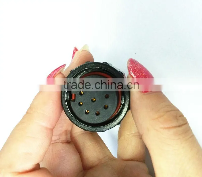 9pin connector IP67 waterproof ,Chogori high quality Nylon connector for solar,led,power