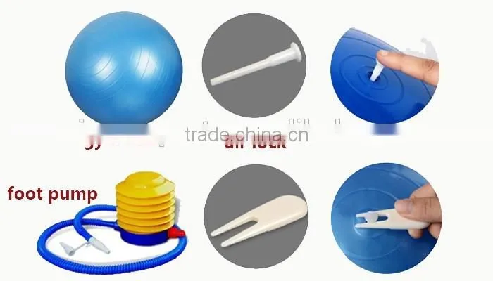 VGB005 Ningbo Virson New style unique reach approval anti burst gym ball