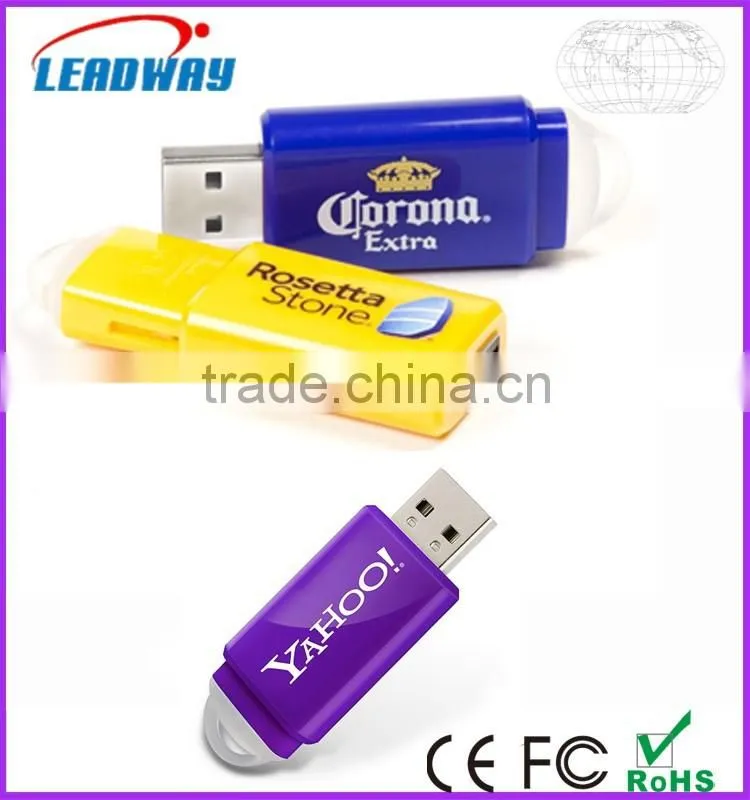 Promo gifts 2016 retractable 32 gb pendrive usb memory with free custom logo