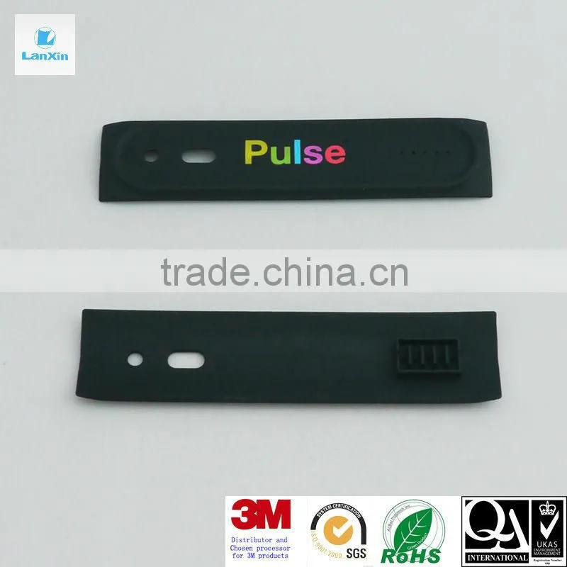 Adhesive acetate cloth sticker