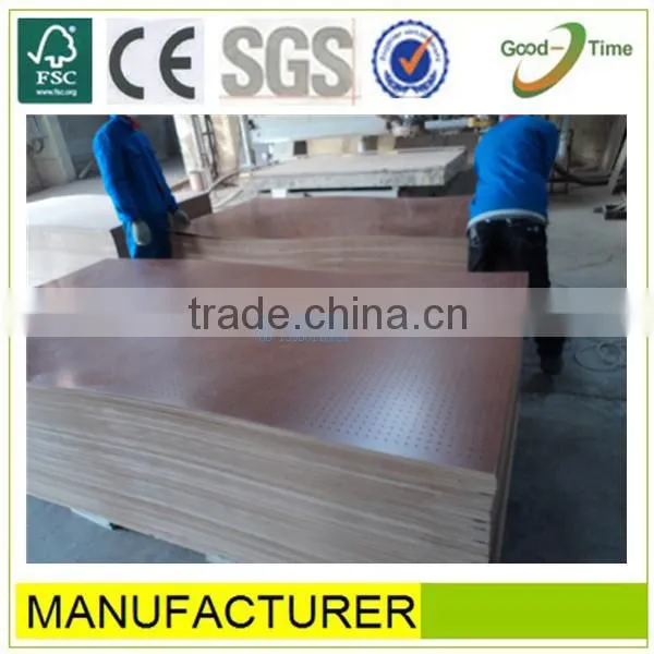 cherry melamined high quality MDF wooden peg board