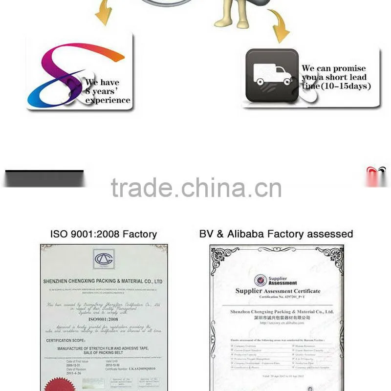 300m LLDPE stretch film for Pallet packing with China manufacturer
