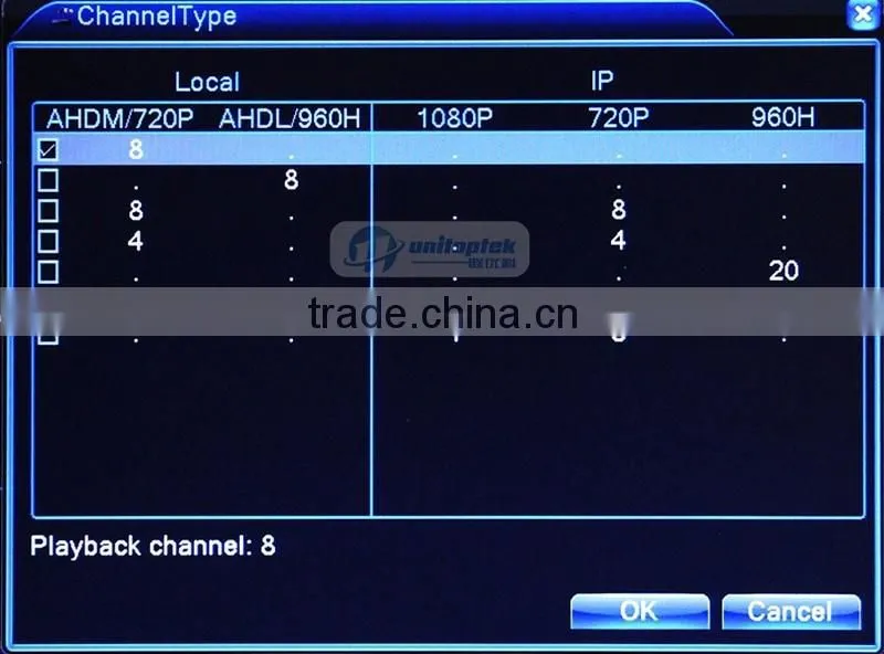 Video Recorder AHDH/AHDM Network Monitor Max To 4tb P2P /CMS View 1080P 8 Channel DVR