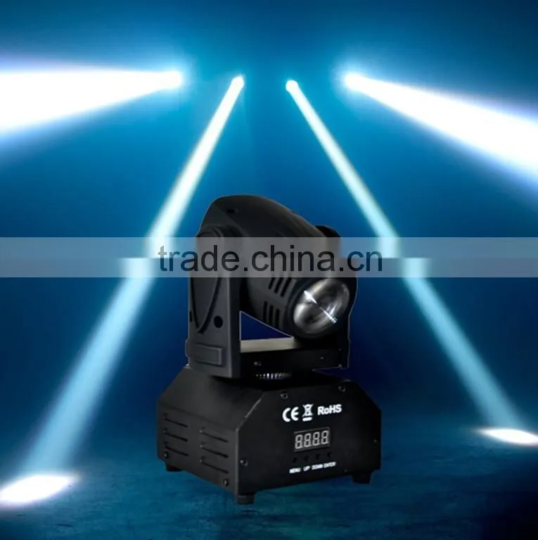 Mini moving head 10w LED spotlight Small machine to make money