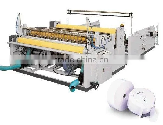 automatic paper rewinding and slitting machine