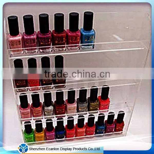 Lucite Acrylic Bottle Display Rack Cosmetic Bottle Organizer