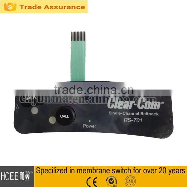 waterproof tactile membrane rubber button switch