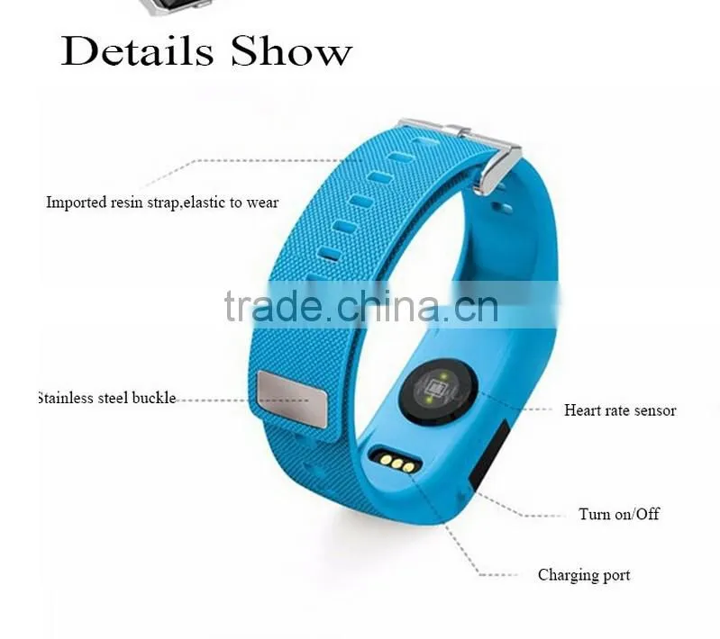 Heart Rate monitor OLED Display jw86 bluetooth healthy tracker smart bracelet