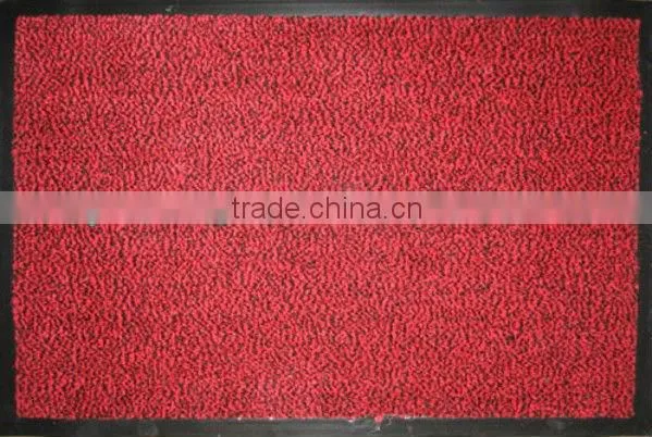 PP cut rug and mat with PVC backing
