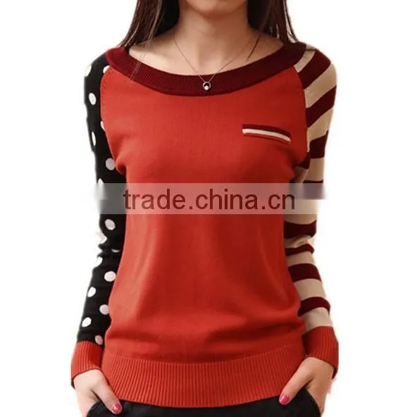 Women Sweater Long Sleeve Pullovers Knitting Casual Sweaters