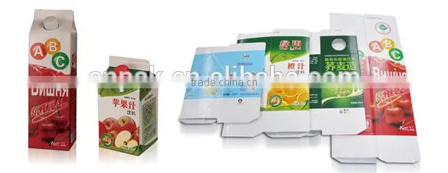 Long shelf life Juice Gable top carton