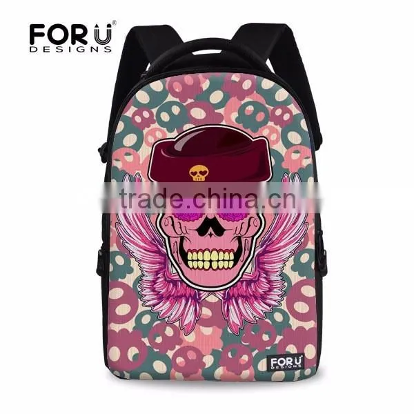 Skull cartoon backpack,3d cartoon backpack,polyester backpack