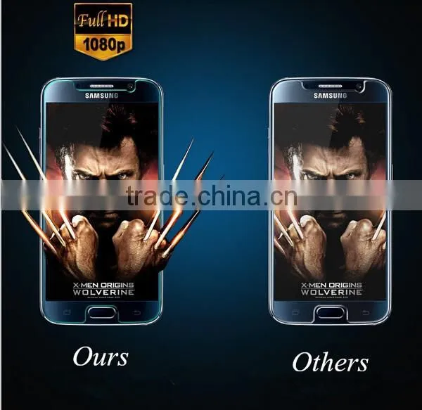 Made in China tempered glass screen protector for galaxy mega