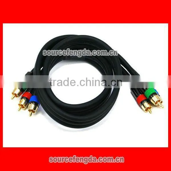component coaxial 3 RCA to 3 RCA japan av video cable