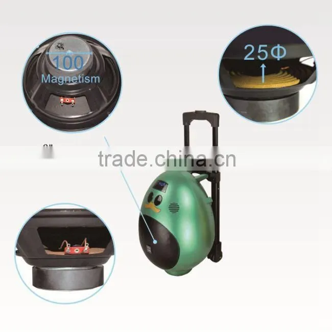 portable speaker with FM radio , Bluetooth, wireless MIC, solar energy portable speaker L-72