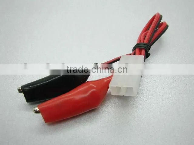 Molded 9 volt Battery Snap with 9" leads and Red / Black Alligator clips