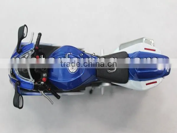 Plastic blue model motorcycle/home decoration gifts and crafts